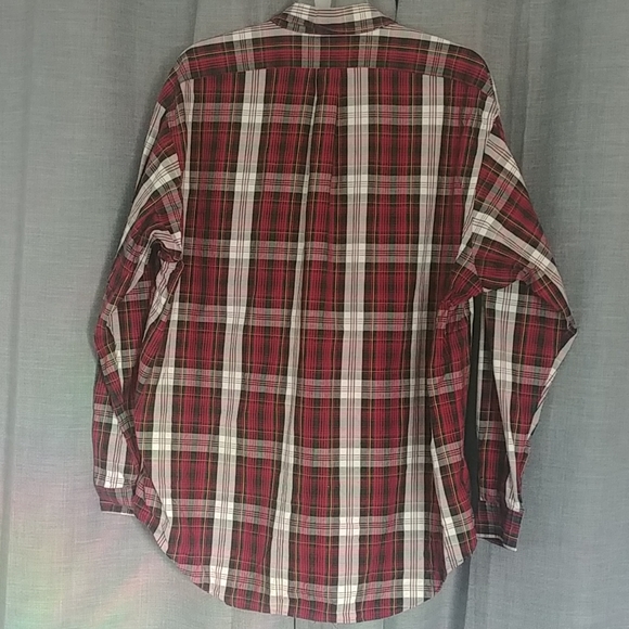 Ralph Lauren Long Sleeve Plaid Shirt Xxl - Picture 4 of 4